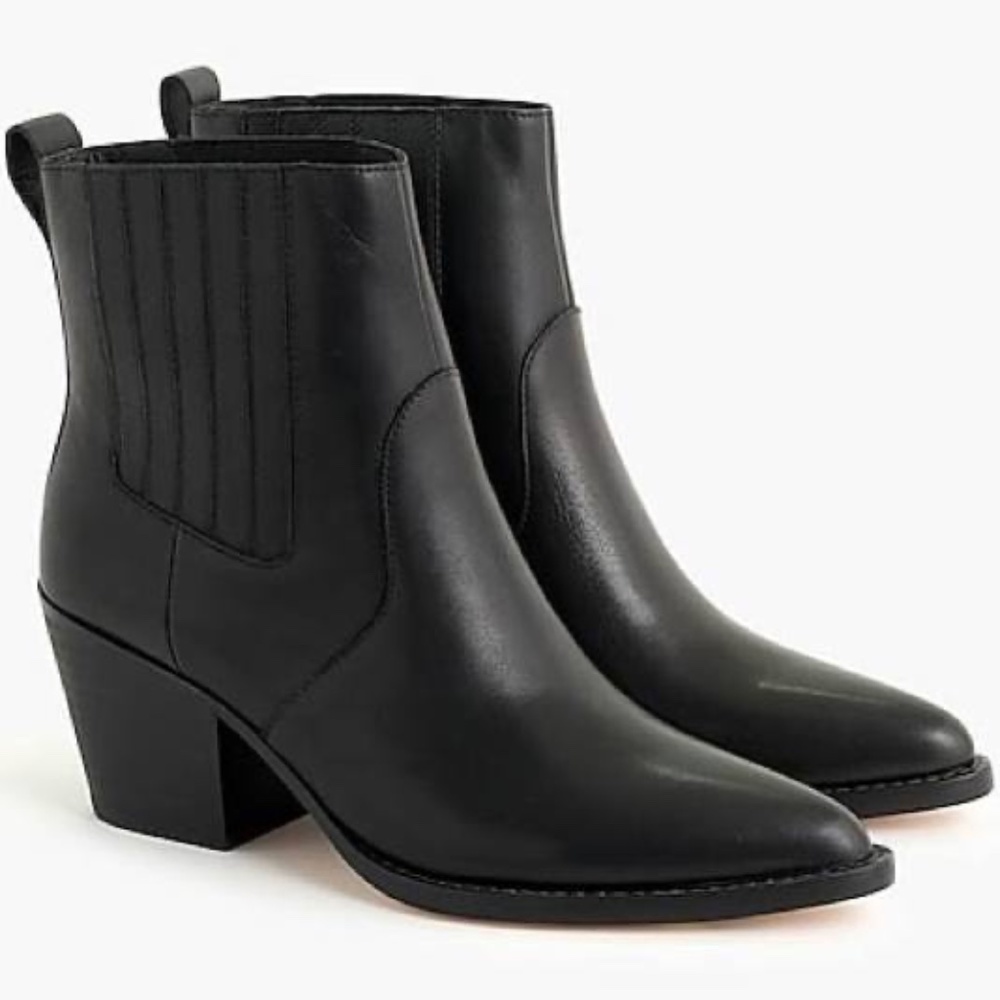 J. Crew Chelsea Mid Heel Cowboy Boot